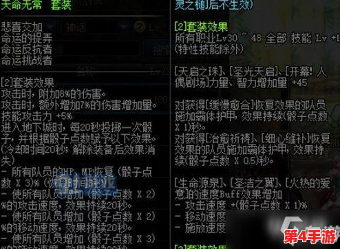 《地下城与勇士》中：天命系列套装深度对比，哪一款最适合你的职业搭配？
