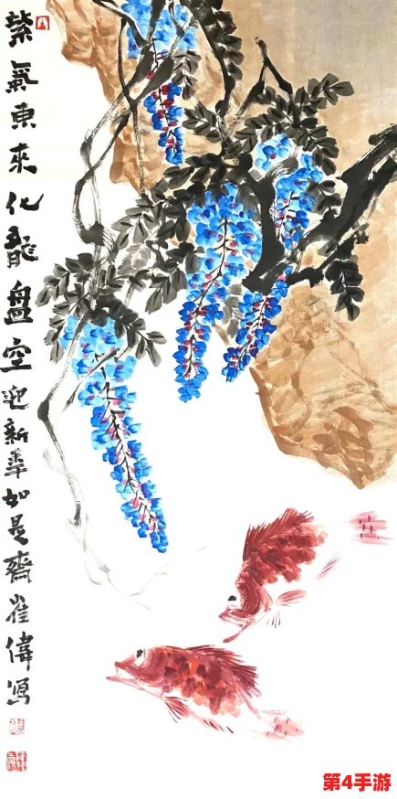 张婉莹自己拿着根笔，呈现艺术创作与思维碰撞的独特瞬间。