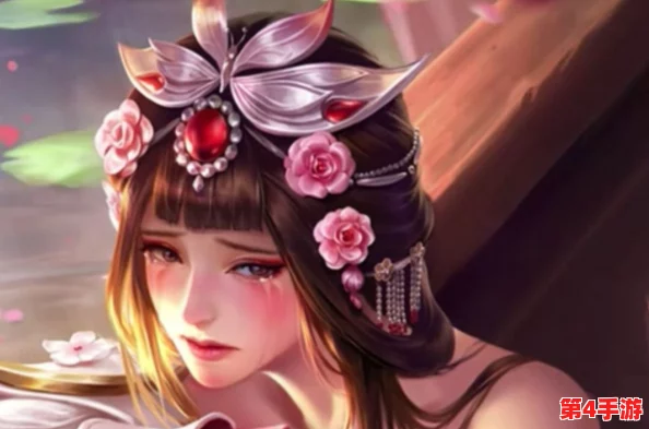 王者女英雄翻眼流泪，泪如雨下心如刀割