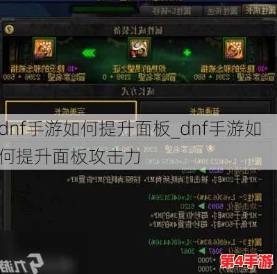 DNF游戏攻略：力量提升与面板增强，性价比大比拼
