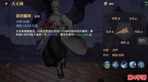 阴阳师手游进阶攻略：大天狗技能强化策略与斗技御魂搭配新视角